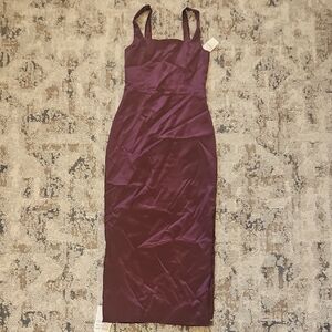 Abercrombie & Fitch Deep Purple Midi Dress